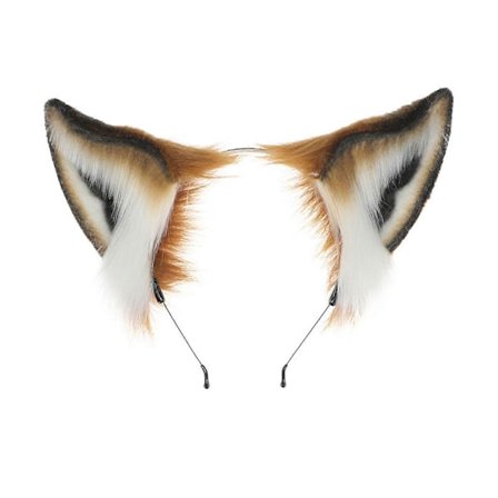Muhkea kangaspäällysteinen hiuspanta, eläinkorvien jäljitelmä, käsintehty panta, cosplay-juhlat, joustava panta, hiuslisäke