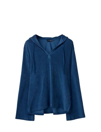 Organic Cotton Terry Surfer Hood Navy Lexington Clothing