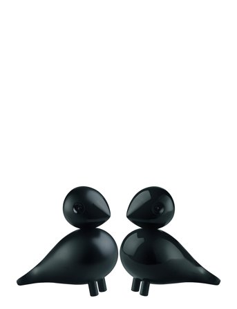 Kay Bojesen Turtelduer 1 Par - Black - ONE SIZE