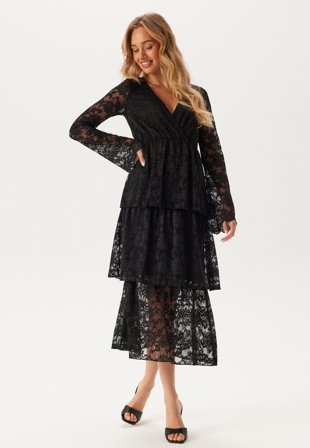 Happy Holly-Lace Long Dress-36/38