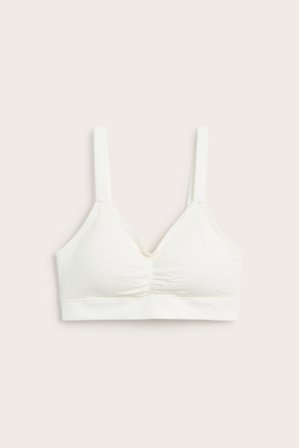 Kappahl | Bygellös bh med struktur | Vit