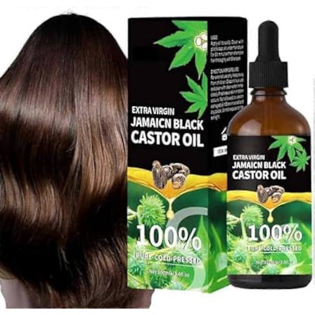 Hår Castor Olie, Naturlig og Koldpresset Castor Olie, Økologisk Castor Olie, Hudpleje Lavet af Ren Castor Olie, Naturlig Hårolie, Aromaterapi