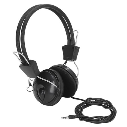 Metaldetektor Headset 32mm Hi Fi Højttaler 3.5mm Interface Øretelefon til Telefon Tablet PC