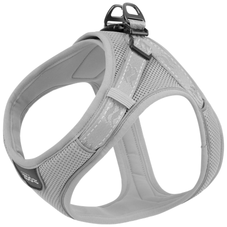 Selected by ZOO - Sele Rufus Soft justerbar M Hals 20 mm x 40-50 cm Bryst 20 mm x 52-62 cm Grå - Hund - Halsbånd - ZOO.no