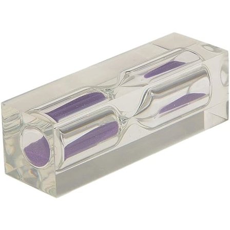 Akryl Klar 3 Minutters Sandklokke Eggsandtimer Klok Hjemmedekor Gave (Farge: Lilla)