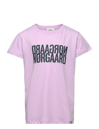 Single Organic Tuvina Tee T-shirts Short-sleeved Liila Mads Nørgaard