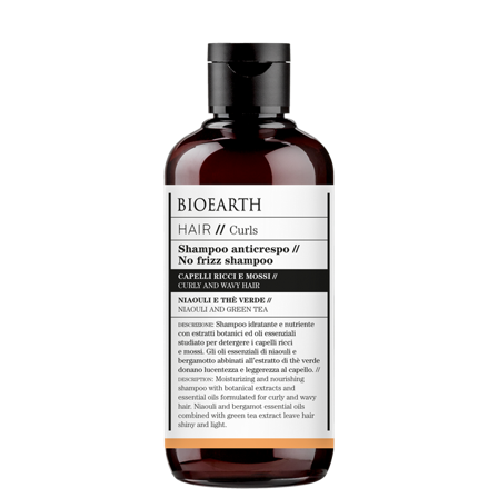 Bioearth Hair 2.0 No Frizz Schampo 250 ml
