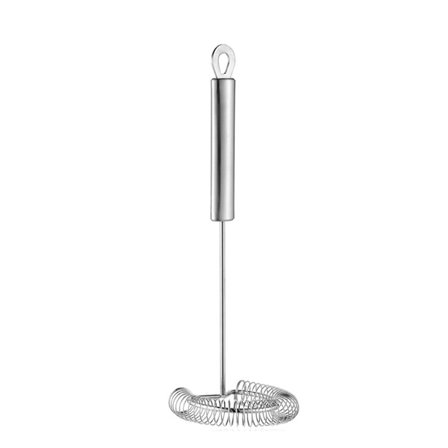 Äggvisp Halvautomatisk äggvisp av rostfritt stål med handtag för hemmet