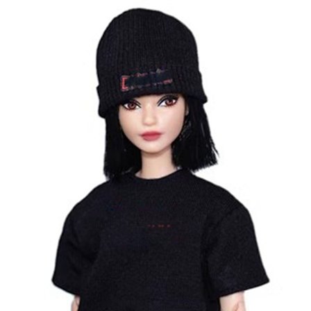 Dukkestrikkede hue vinterhuer 7 7