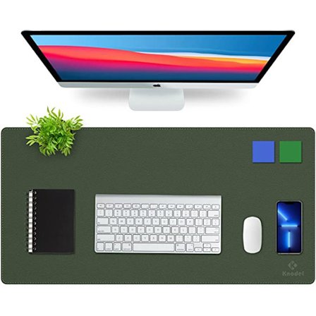 40cm x 80cm, Mørkegrønn, Skrivebordsunderlag, Skrivebordsunderlag, Skrivebordsunderlag, Bærbar PC m