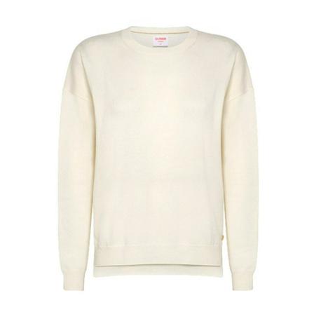 Sun68, Round-neck Knitwear Wit, Dames, Maat:M