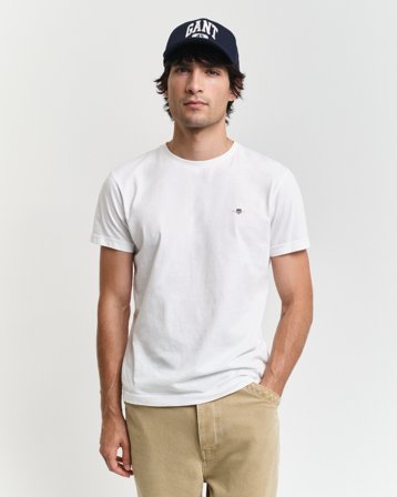 GANT Herren Slim Fit T-Shirt (4XL) Weiß