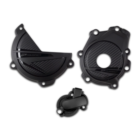 Koblingsdækselsæt Motorbeskytter Polisport - Husqvarna FX 450 2023-2025
