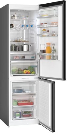 Siemens iQ500 KG39NAXCF Kühl- und Gefrierkombination Freistehend 363 l C Edelstahl