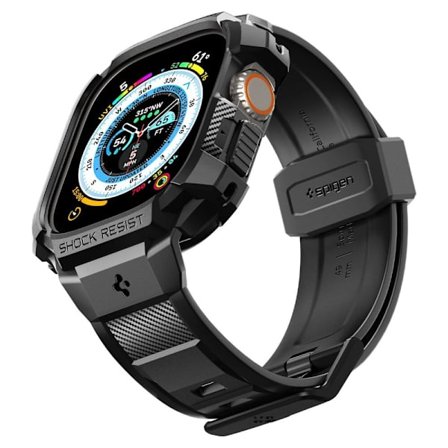 SPIGEN RUGGED ARMOR "PRO" APPLE WATCH ULTRA (49MM) SVART