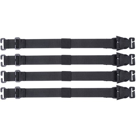 4 stk. System, 36 cm Bærbar Molle Rygsækstropper Tilbehør til Udendørs Camping Vandreture Bjergbestigning