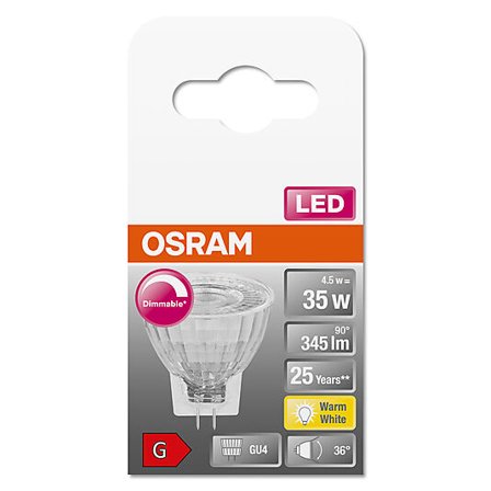 OSRAM LED MR11 35 dim 4,5W 2700K GU4