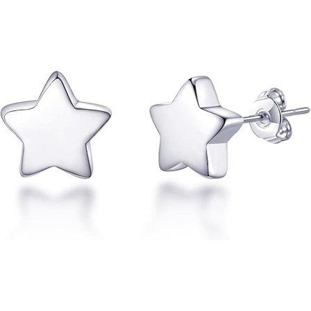 Øredobber i sterlingsølv med stjerner