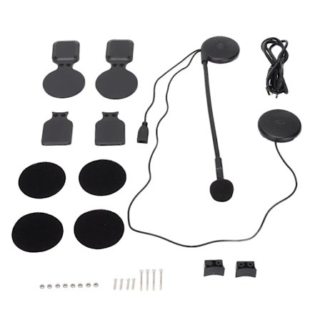 M6 Moottoripyöräkypärän puolikas Bluetooth-kuulokemikrofoni Erittäin ohut moottoripyörän langaton nappikuuloke kuulokepidikkeillä