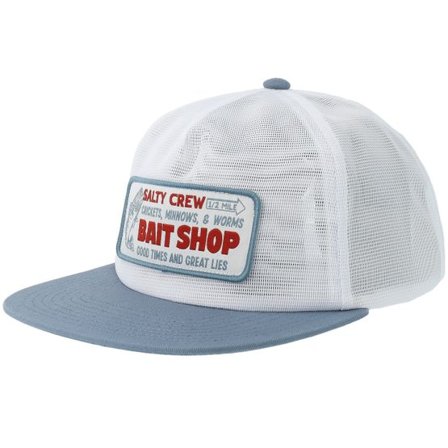 Salty Crew - Vit trucker Keps - "Bait Shop Off White Mesh Trucker " @ Hatstore