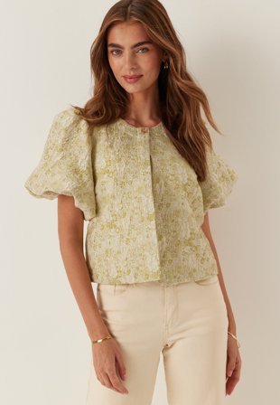 VILA-Vikaia O-neck 2/4 JACQUARD BOLERO-40