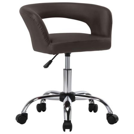 Vidaxl Matstolar 2 St Brun Konstläder Brun