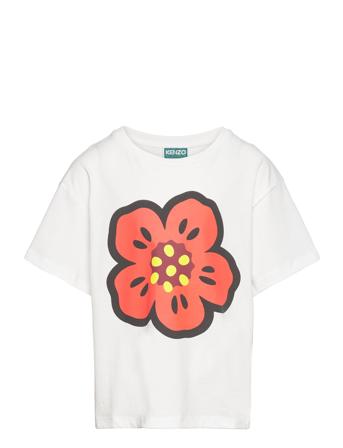 Short Sleeves Tee-Shirt T-shirts Short-sleeved Hvit Kenzo*Betinget Tilbud