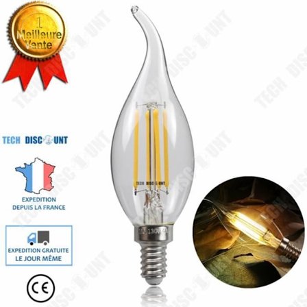 Ampoule LED - TD - Pakke med 10 - E14 - 4W - Varm hvid - 2700K