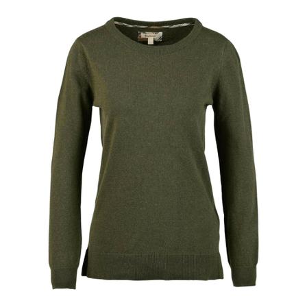 Barbour, Round-neck Knitwear Zielony, Kobieta, Rozmiar: XS