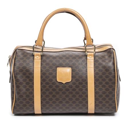 Celine Vintage, Pre-owned Small Boston Bag Bruin, Dames, Maat:ONE Size