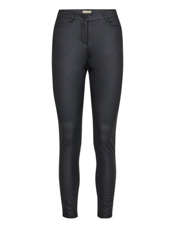 Sc-Pam Trousers Leather Leggings/Bukser Svart Soyaconcept*Betinget Tilbud