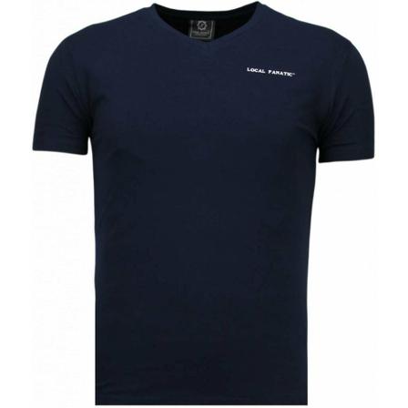Local Fanatic - T-shirts - Blå - Herr - Storlek: Xl, Herr, Storlek: XL