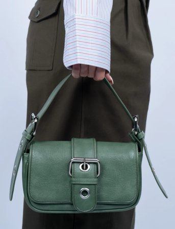 SUI AVA Buckle Bag - Green - ONE SIZE