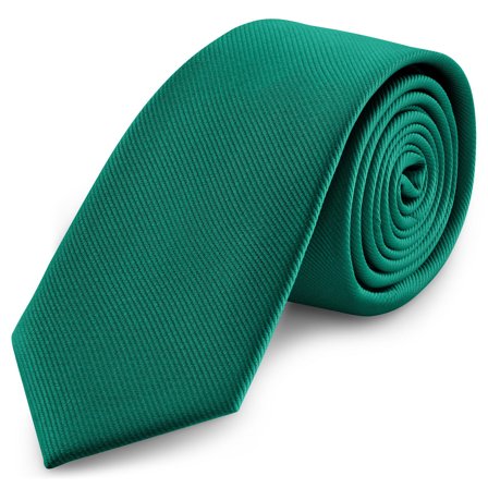 Cravate en gros-grain vert émeraude de 8 cm pour hommes - Cravates unies - pour Hommes - Trendhim