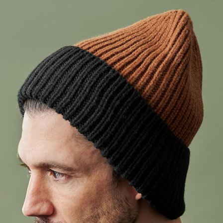 Černo-hnědá čepice Frencis Montagna for Men