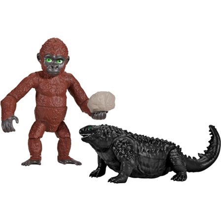 Godzilla x King Kong Giant Skar Actionfigur-leker Shimo Suko med Doug Actionfigur