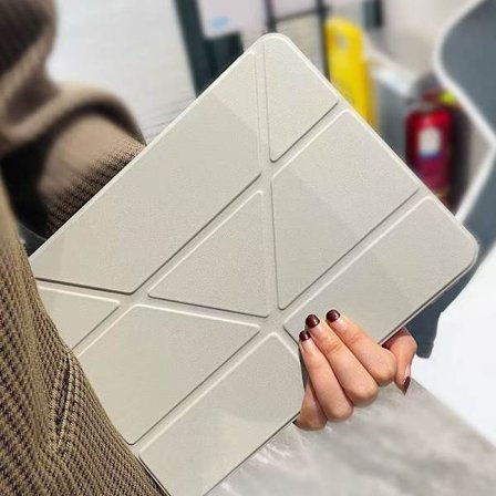 Fodral för iPad 10 10.9 Y Fold Classic Tunt och Lätt Högkvalitativt Grått Penna