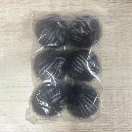 Nylon Magic Laundry Ball Hair Remover SVART SVART