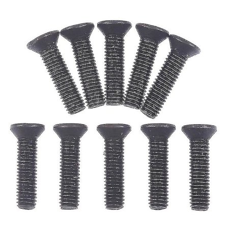 10 kpl Kiinnitysruuvi M5*20 Vasenkätinen Kierre 3/8'unf Porakoneen Istukan Varsiadapterille Shytmv