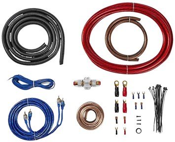 Nedis-Bil Audio Connector Kit - 1200W-Lydsett for installasjon av forsterker i EPA/bil (1 200 W)-Audio Accessories And Cables-Ukategoriserte produkter