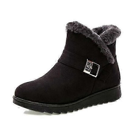 Lämpimät lumikengät lyhyt tekoturkis pehmo talvi nilkkurit XL platform naisten mokkanahkaiset puuvillakengät naisille mukavat dropshipping