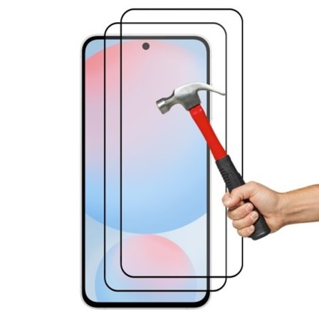 2-Pack Samsung Galaxy S24 FE Skärmskydd i Härdat Glas Heltäckande