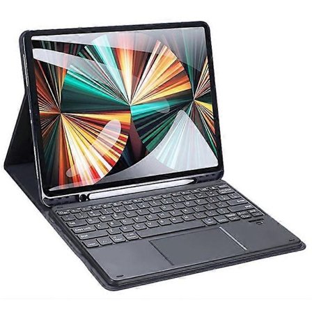 DUX DUCIS Kompatibelt tastaturdeksel for iPad Pro 12.9 (2020) / (2021), full beskyttelse, anti-fall, avtakbart trådløst