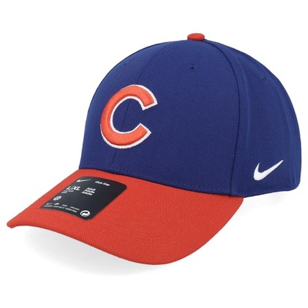 Nike MLB - MLB Blå adjustable Keps - Chicago Cubs Dri-fit Club Blue/Red Adjustable - Nike @ Hatstore