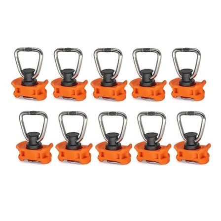 10 stk Enkelt Endestykke for Airline Skinne Endestykke Surringskinne Tilbehør Airline Skinne Enkelt Stud