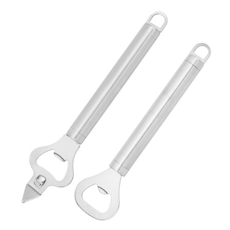 Två set 304 rostfritt stål flasköppnare öl flasköppnare