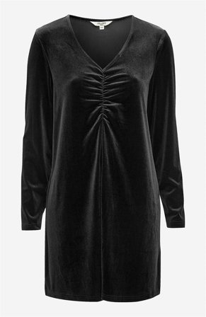 Cellbes of Sweden - Fløjlstunika med glød i sort til damer i størrelse 42/44