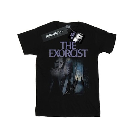 The Exorcist Mens Distressed Steps T-Shirt L Svart