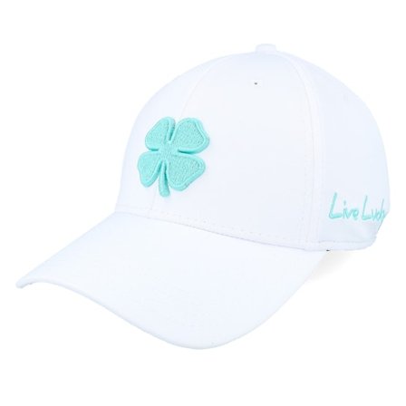 Black Clover - Weiss Flexfit Cap - Premium Clover 158 White Flexfit @ Hatstore