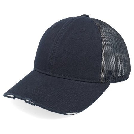 Jim Pilleus - Zwart trucker Cap - Jp Black Trucker @ Hatstore